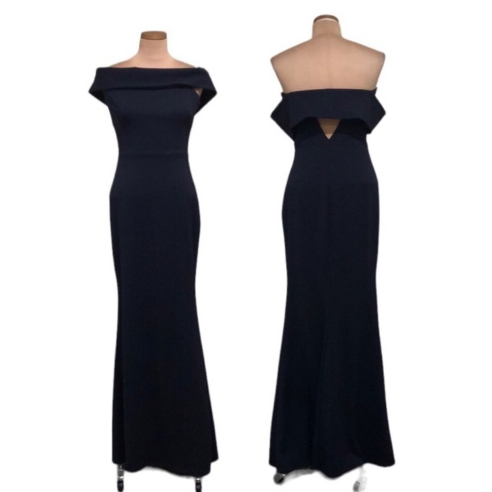 Katie May Legacy Maxi Dress Size 6 Midnight Navy Blue